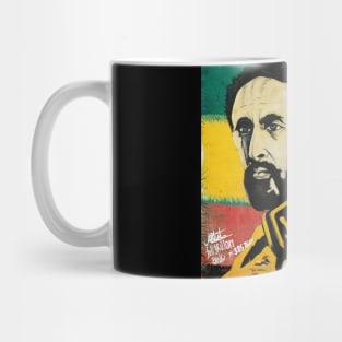 Haile Selassie Painted Sign Mug